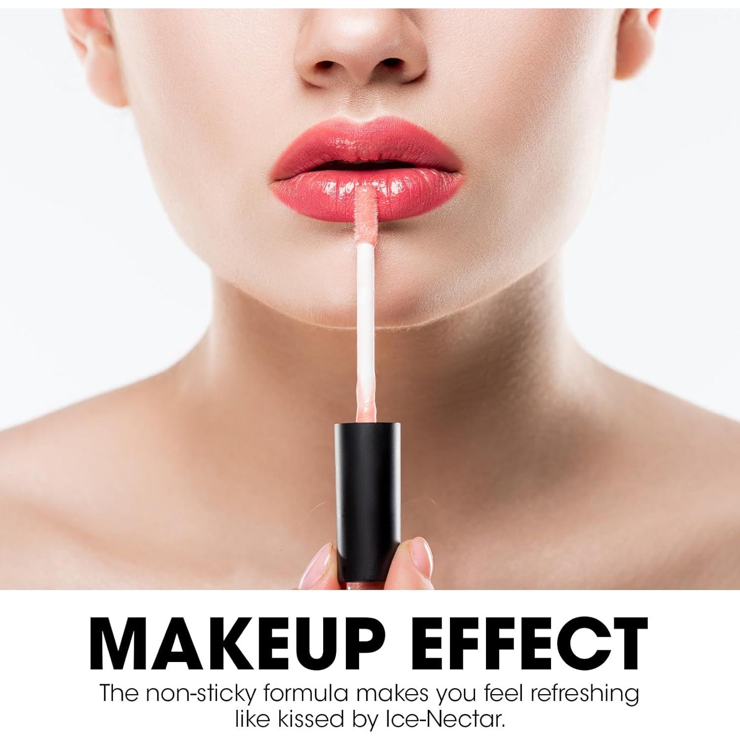 Set de 6 Brillos Labiales AZEN Hidratantes y Brillantes