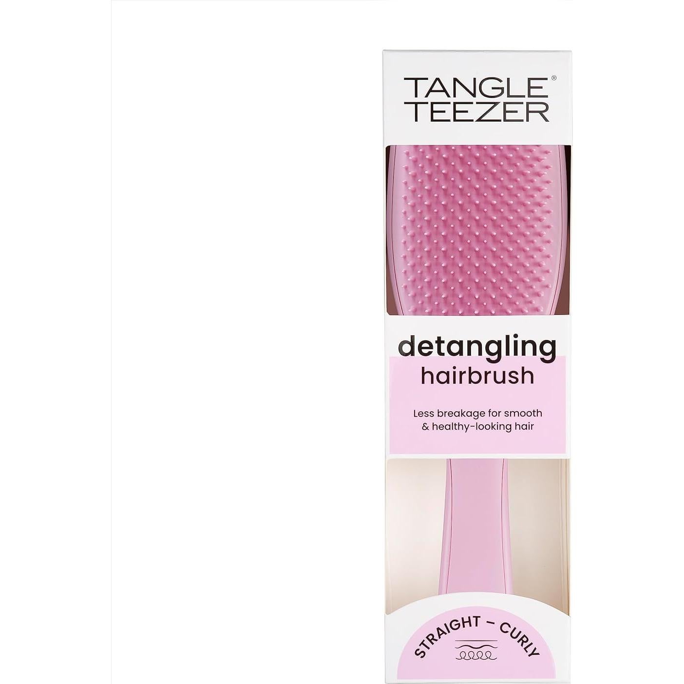Cepillo Desenredante Tangle Teezer Rosa para Cabello Húmedo y Seco