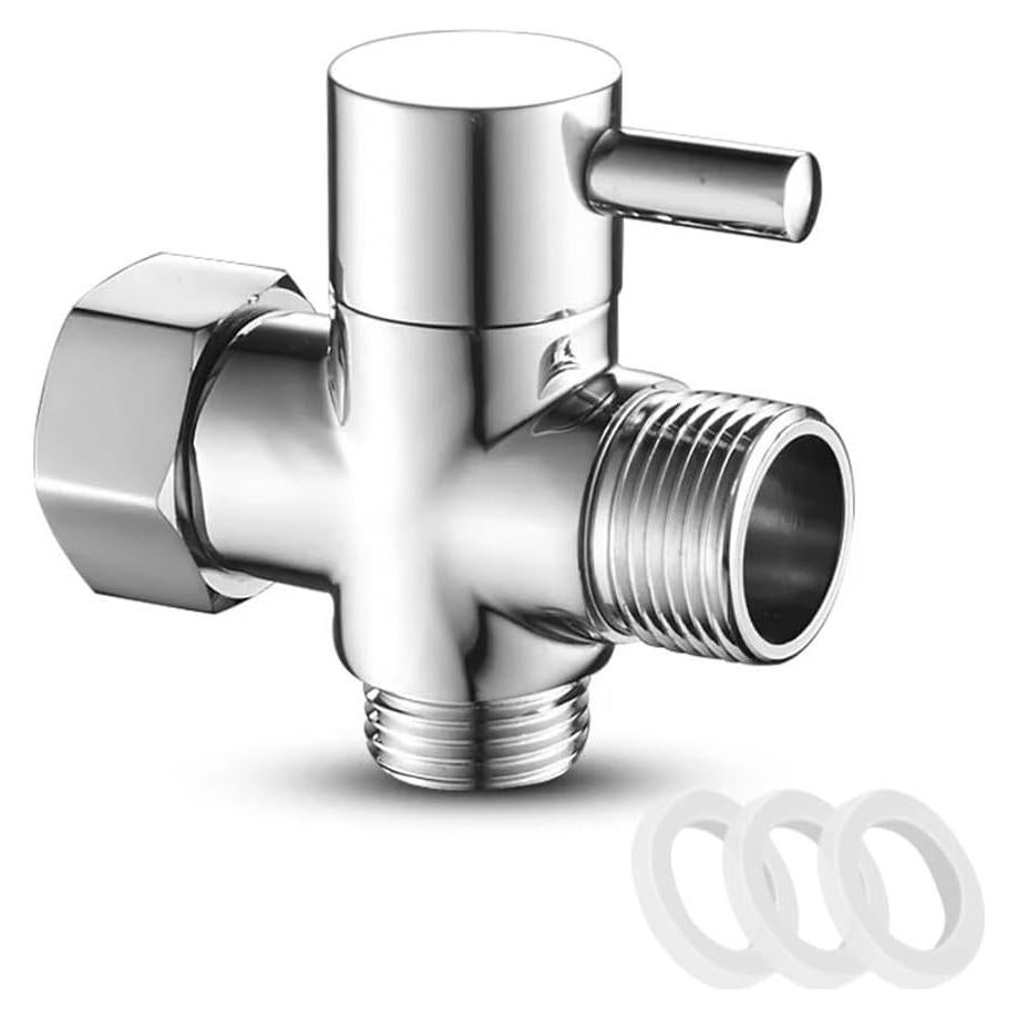 Válvula de Desvío de Ducha TONGNIDA G1/2" Latón Cromado