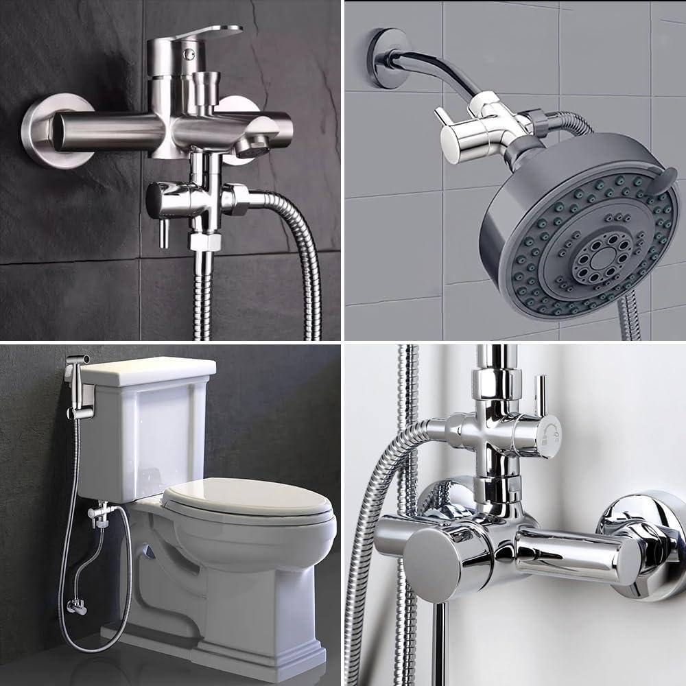 Válvula de Desvío de Ducha TONGNIDA G1/2" Latón Cromado