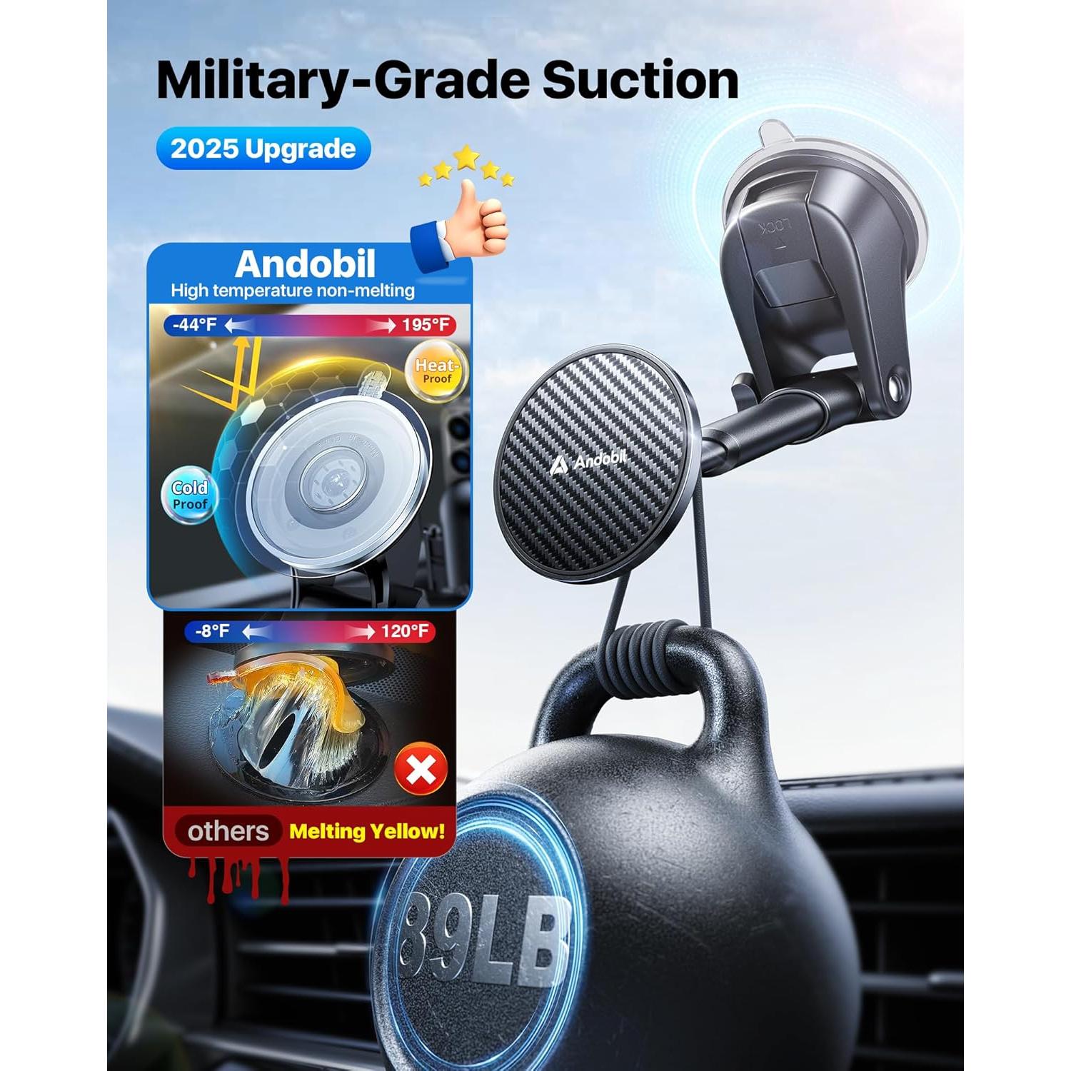 Soporte Magnético 3 en 1 Andobil para Teléfono de Coche