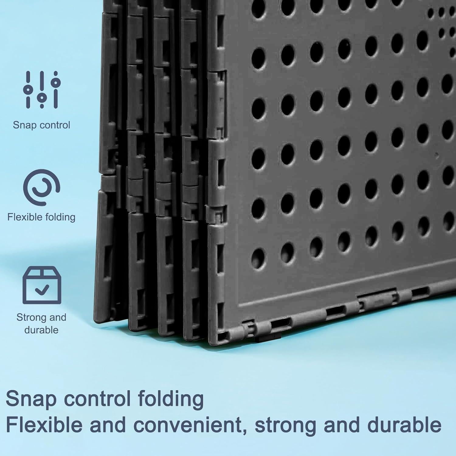 Soporte de Carpeta Vertical Deli TB506 Plegable Negro 4 Compartimentos