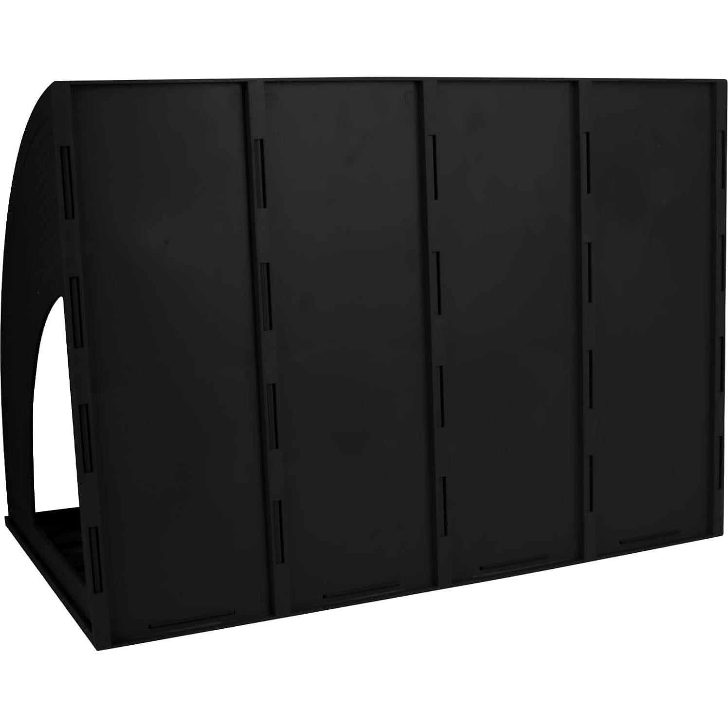 Soporte de Revista SAYEEC 4 Compartimentos Negro Organizador