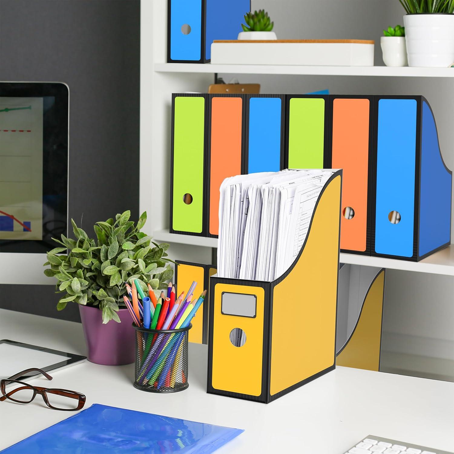 Organizador de Revistas Simple Houseware - Paquete de 12 Colores