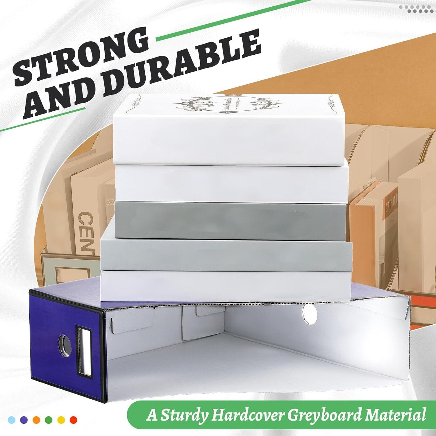 Organizador de Revistas de Cartón BBTO 24 Piezas Multicolor 26.9x25.9x8.9cm