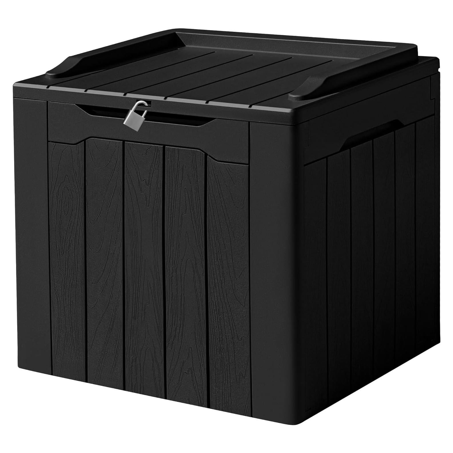 Caja de Almacenamiento Impermeable Devoko 31 Galones Negra