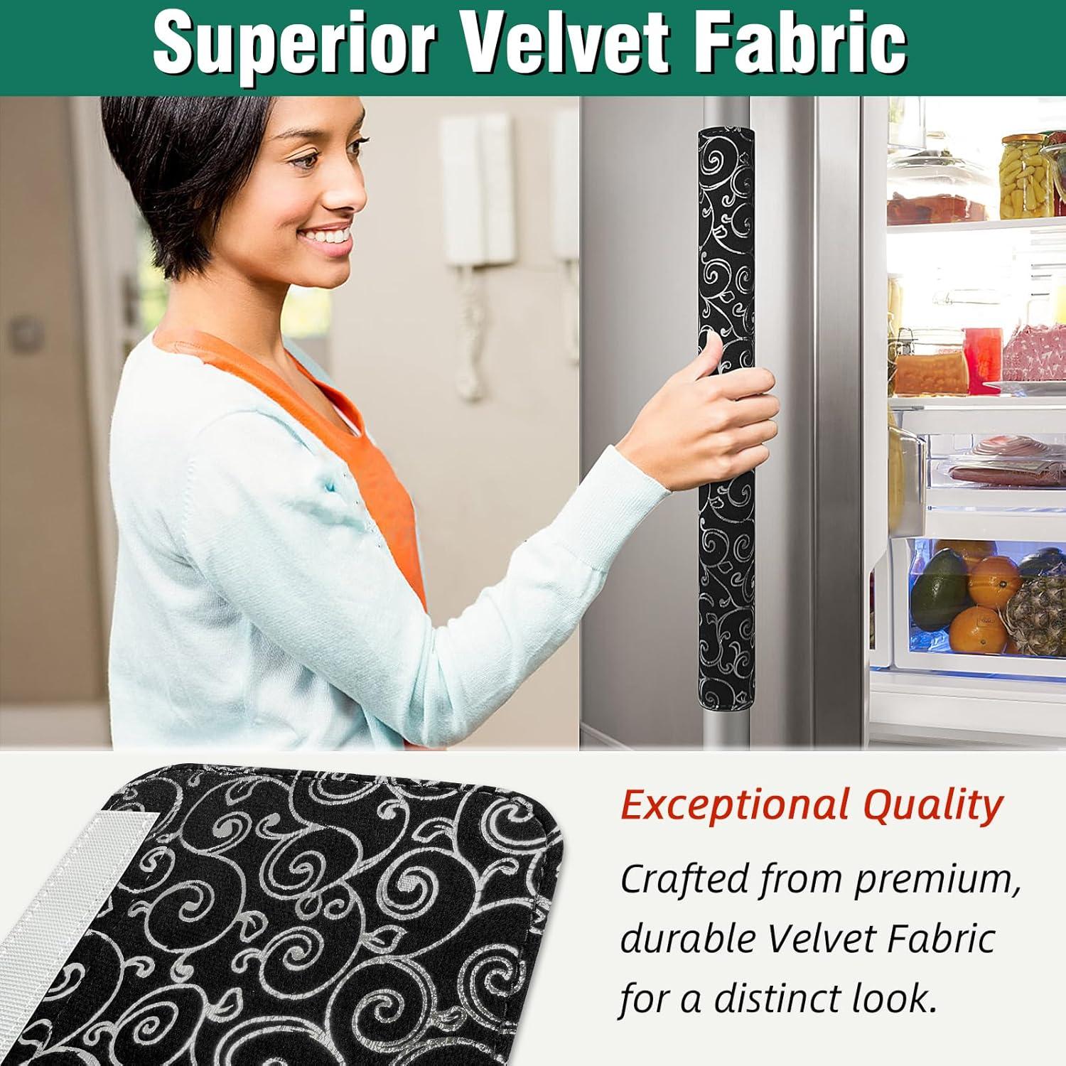 Cubiertas para Manijas de Refrigerador Luludamier - Juego de 4, Antideslizantes