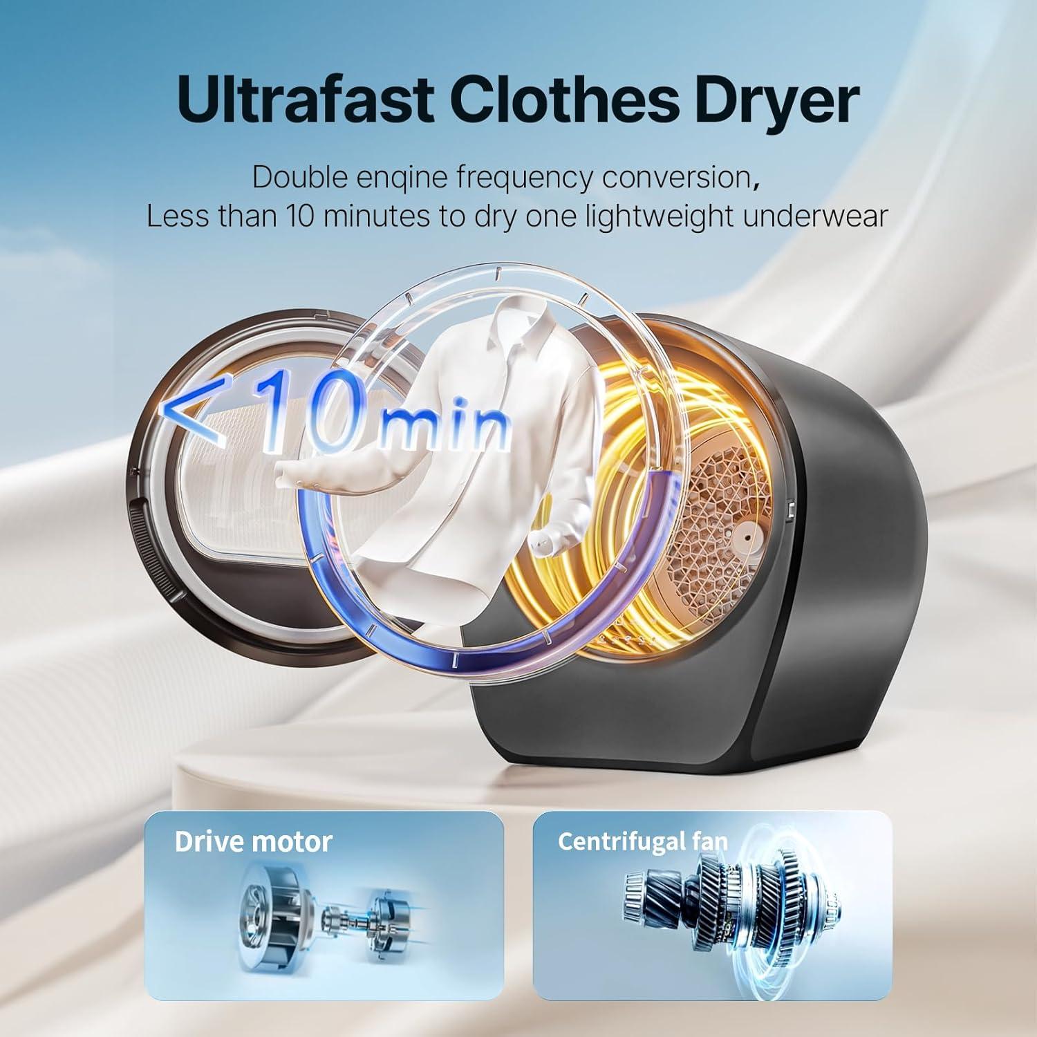 Secadora Compacta Effidry GDZ30-251E 30L 110V Portátil