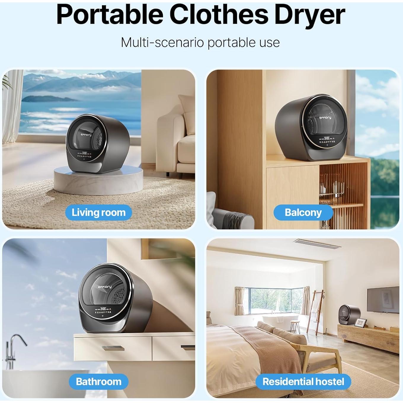 Secadora Compacta Effidry GDZ30-251E 30L 110V Portátil