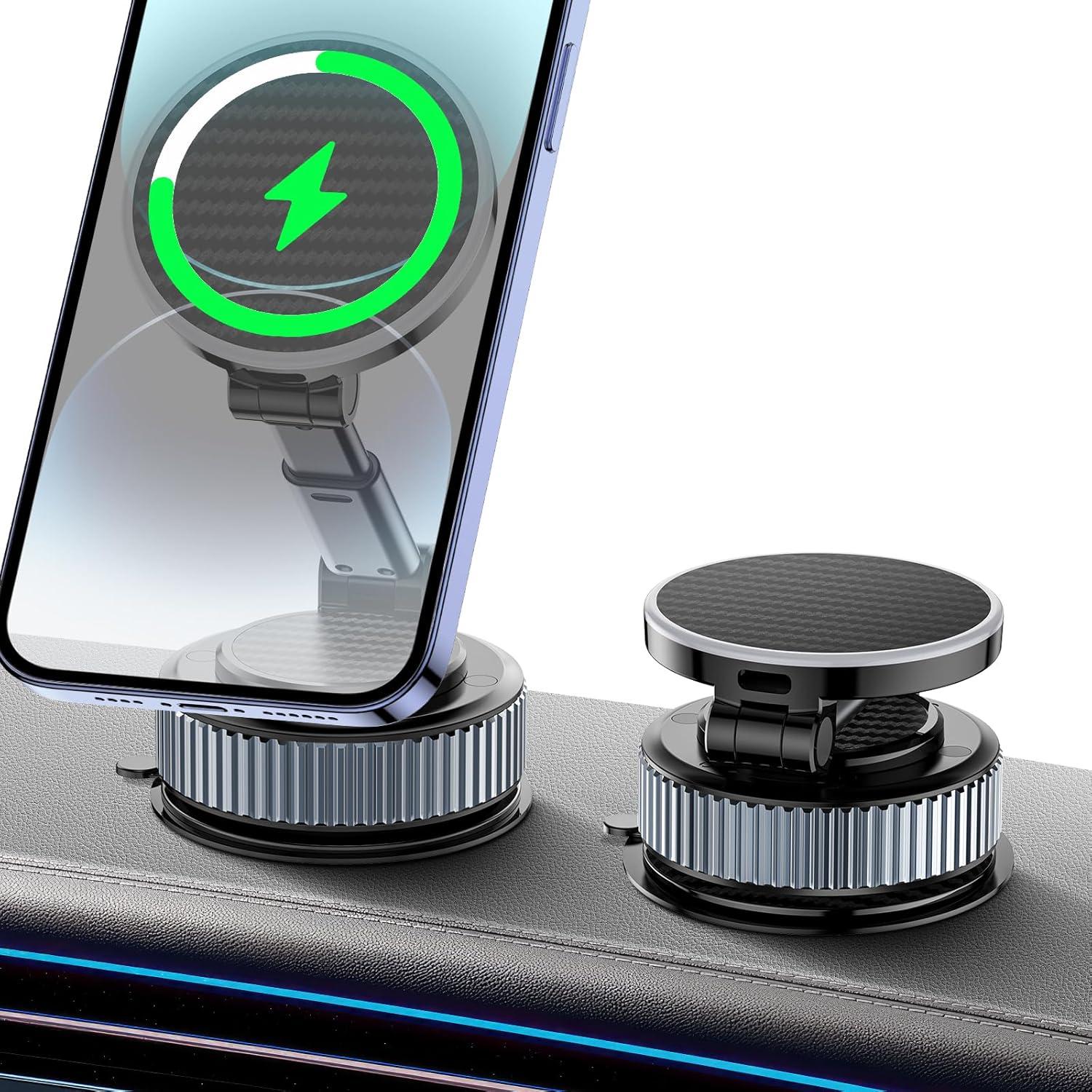 Soporte Magnético para Teléfono CloudValley 15W Ajustable 360°