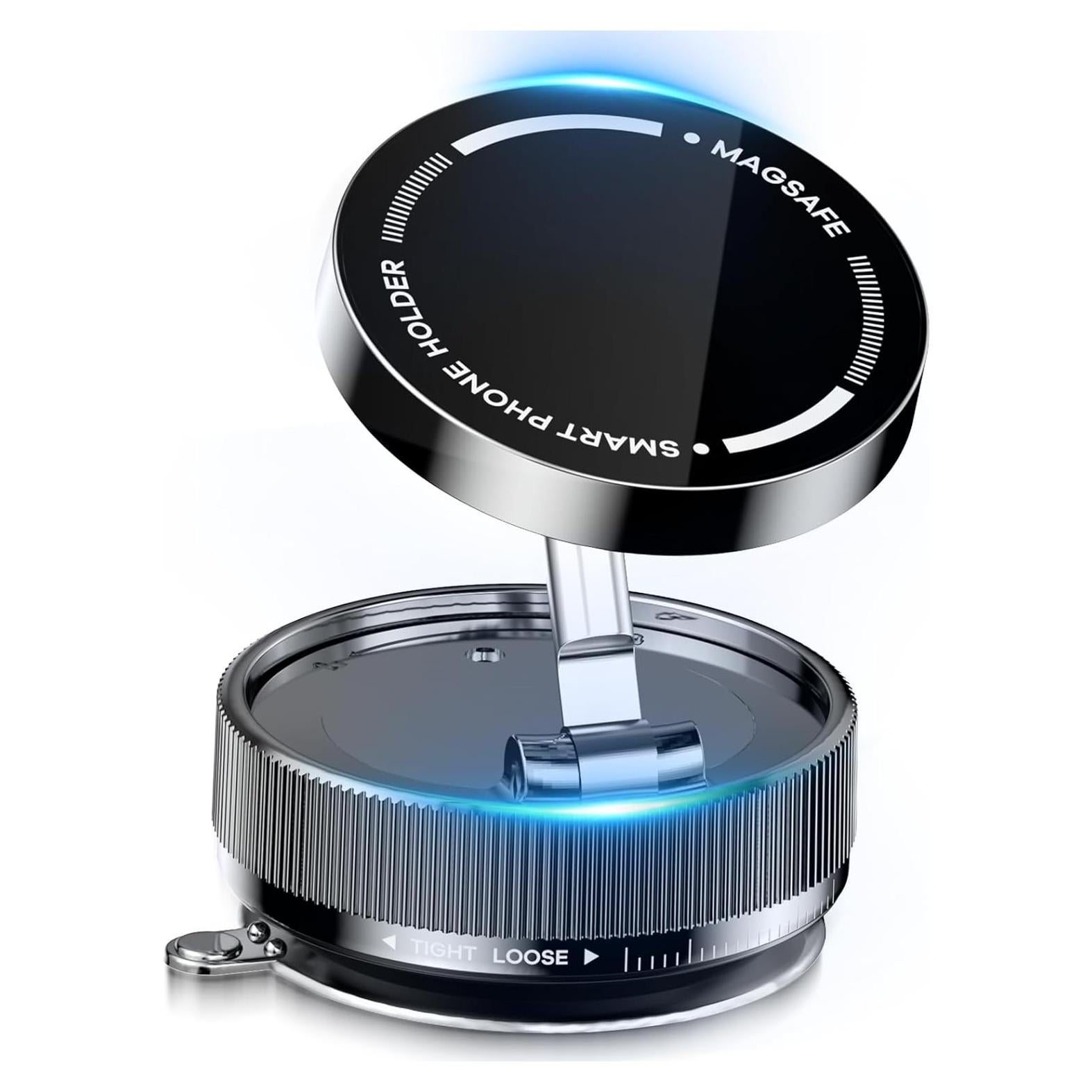 Soporte Magnético para Teléfono Arruilys 360° Ajustable Gris