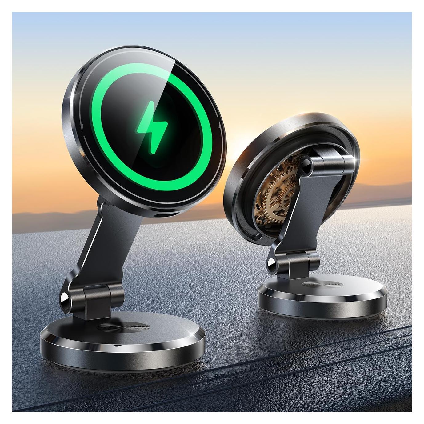 Cargador Inalámbrico para Auto JOYROOM MagSafe 15W Negro