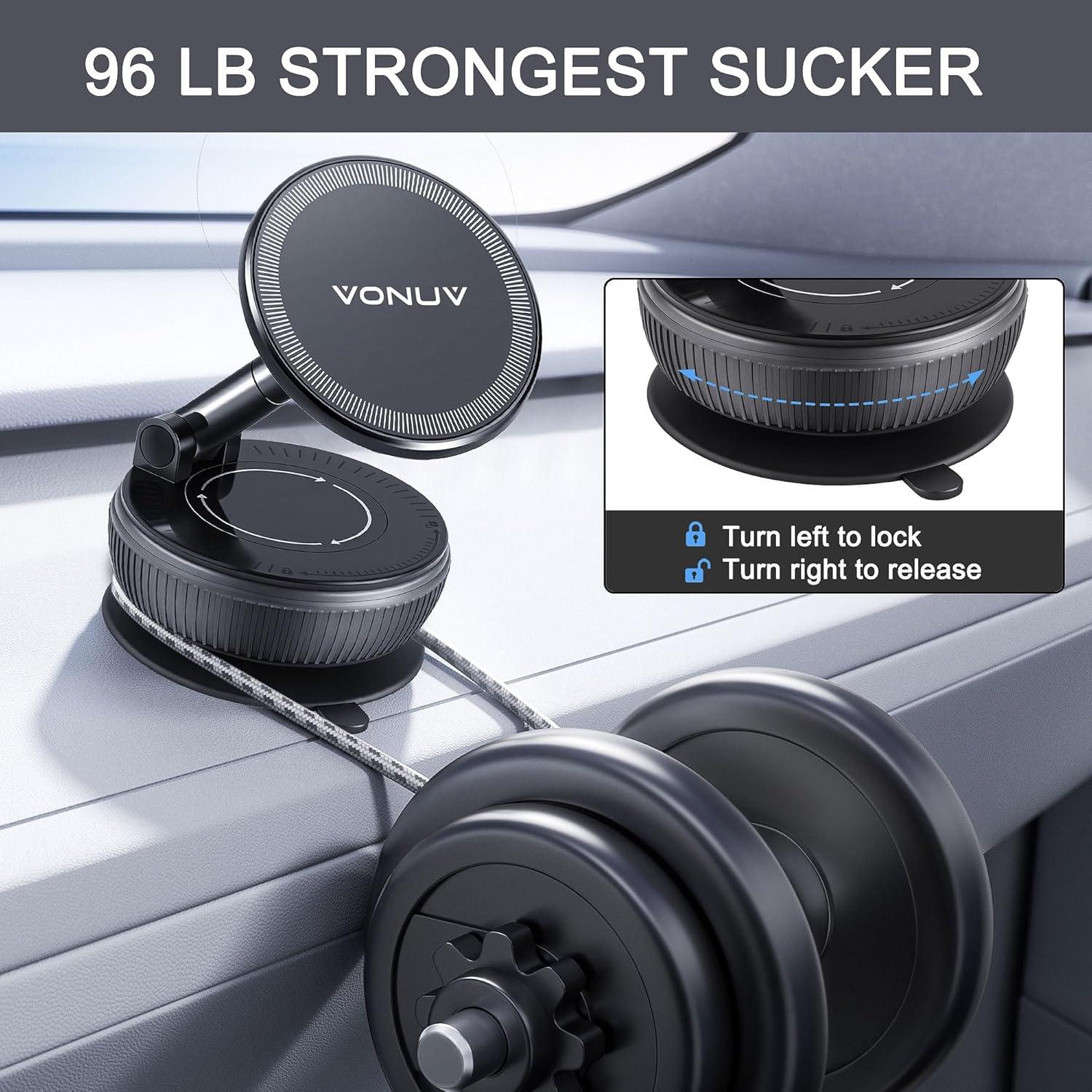 Soporte Magnético para Teléfono de Coche VONUV 2025 Ajustable 360°