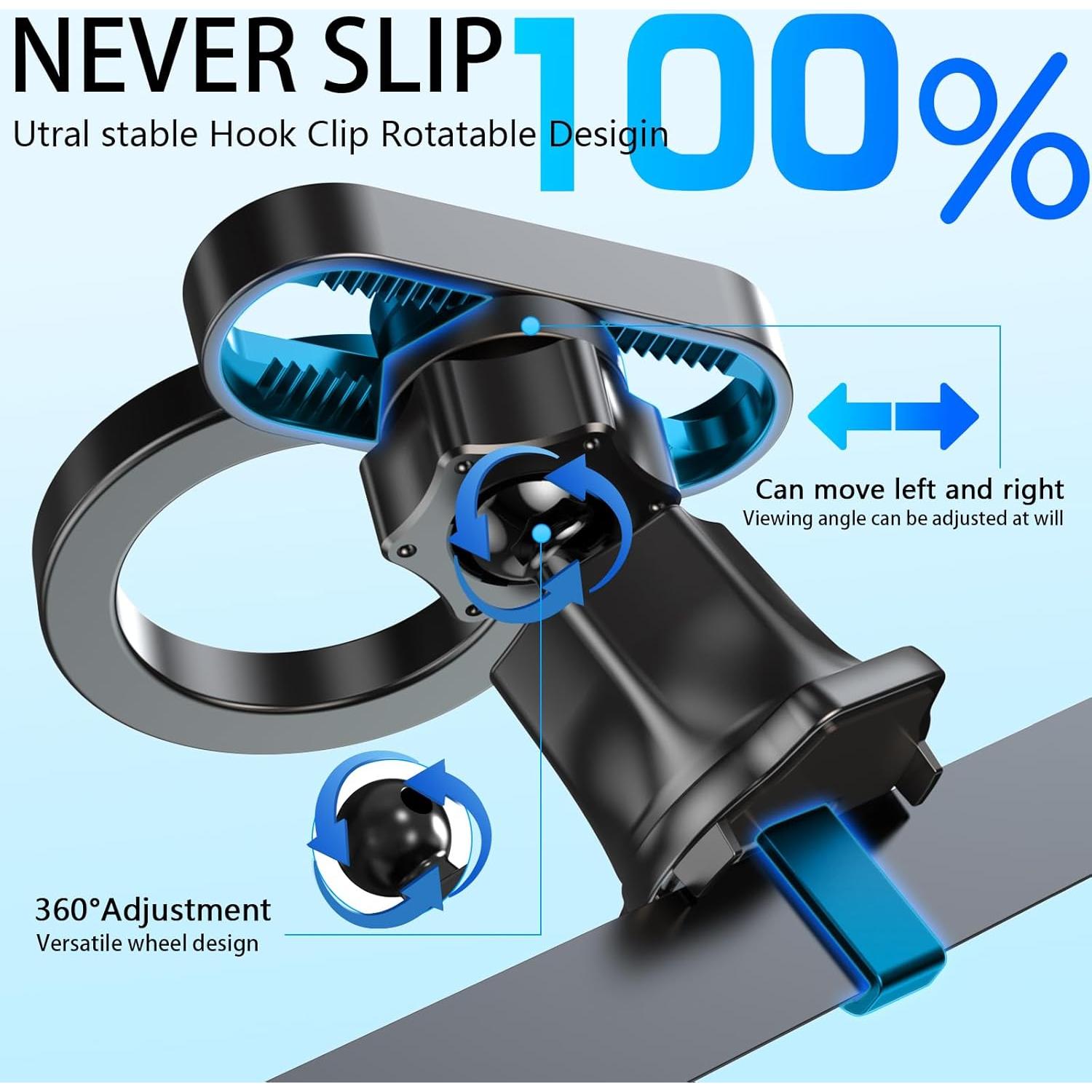 Soporte Magnético para Coche Bokilino MagSafe Ajustable Negro