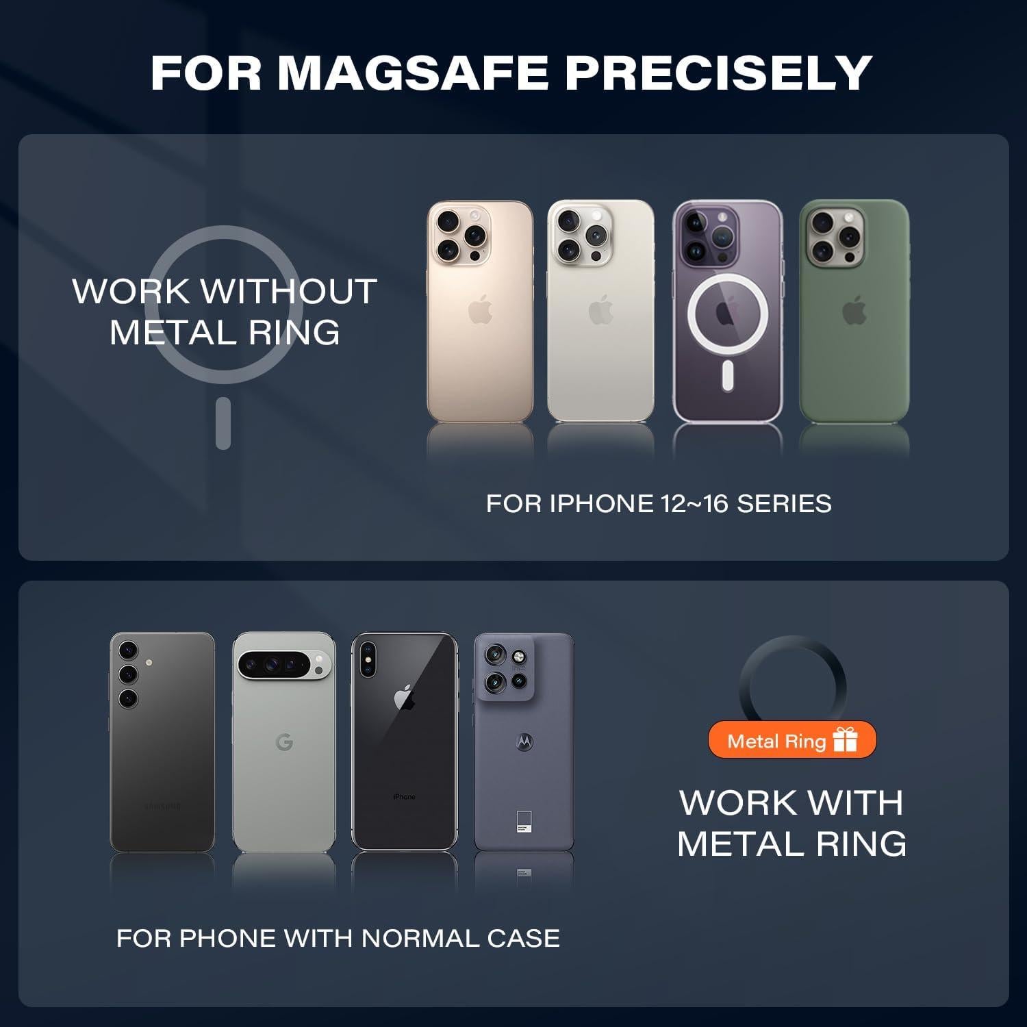 Soporte magnético para teléfono APPS2Car para portavasos