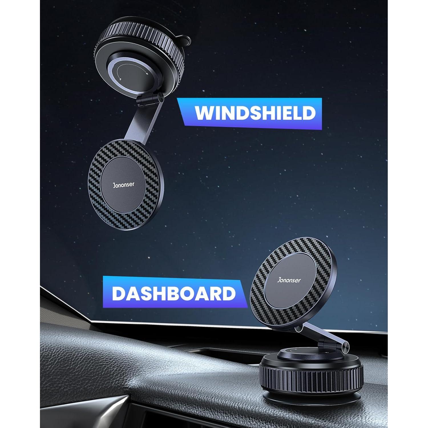 Soporte Magnético para Teléfono de Coche Jononser 360° Ajustable