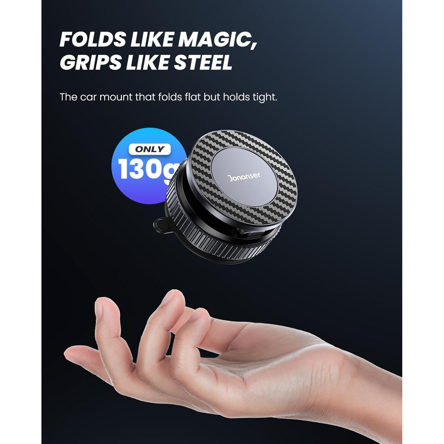 Soporte Magnético para Teléfono de Coche Jononser 360° Ajustable