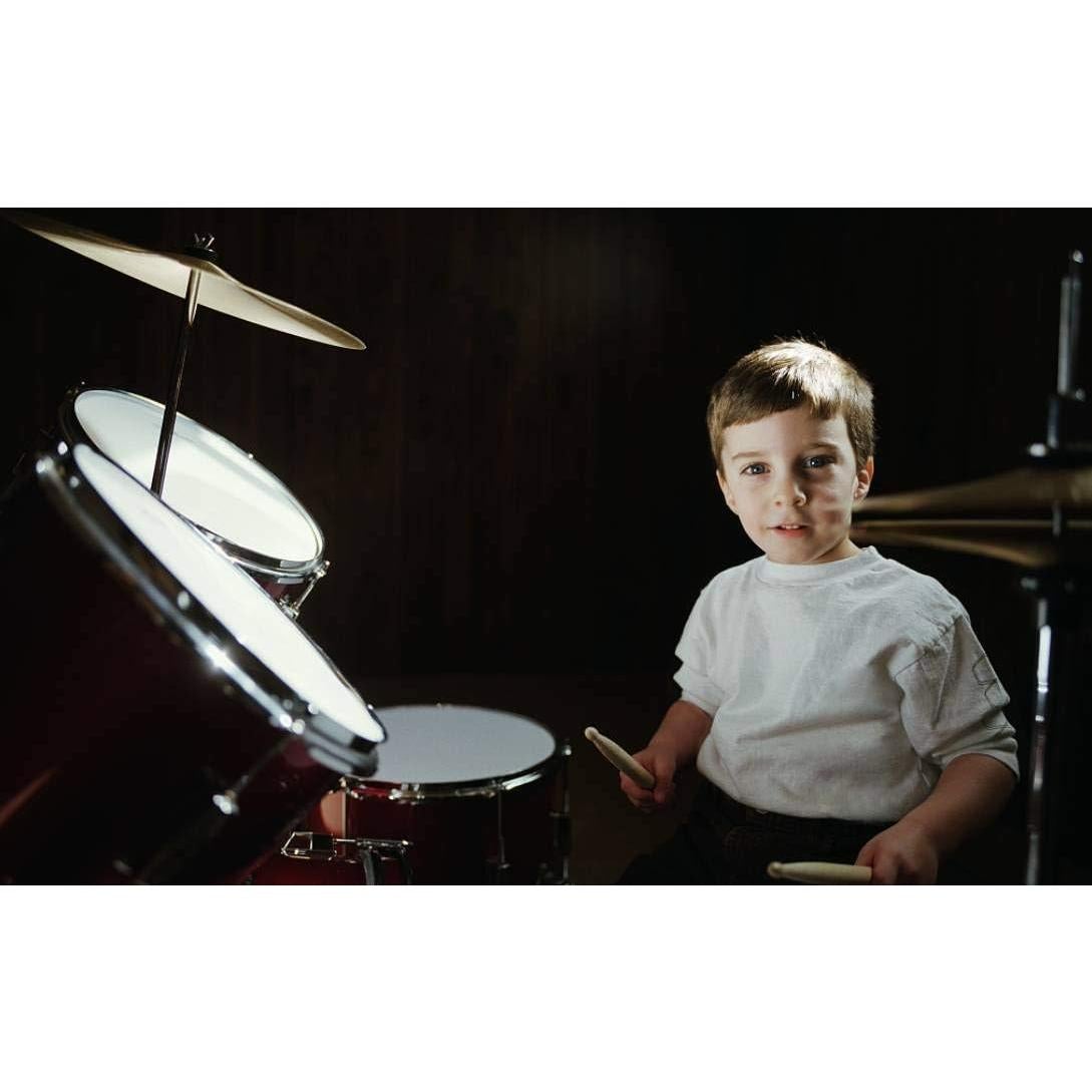 Palillos de Batería WOGOD 5A de Madera de Arce Negra - 2 Pares