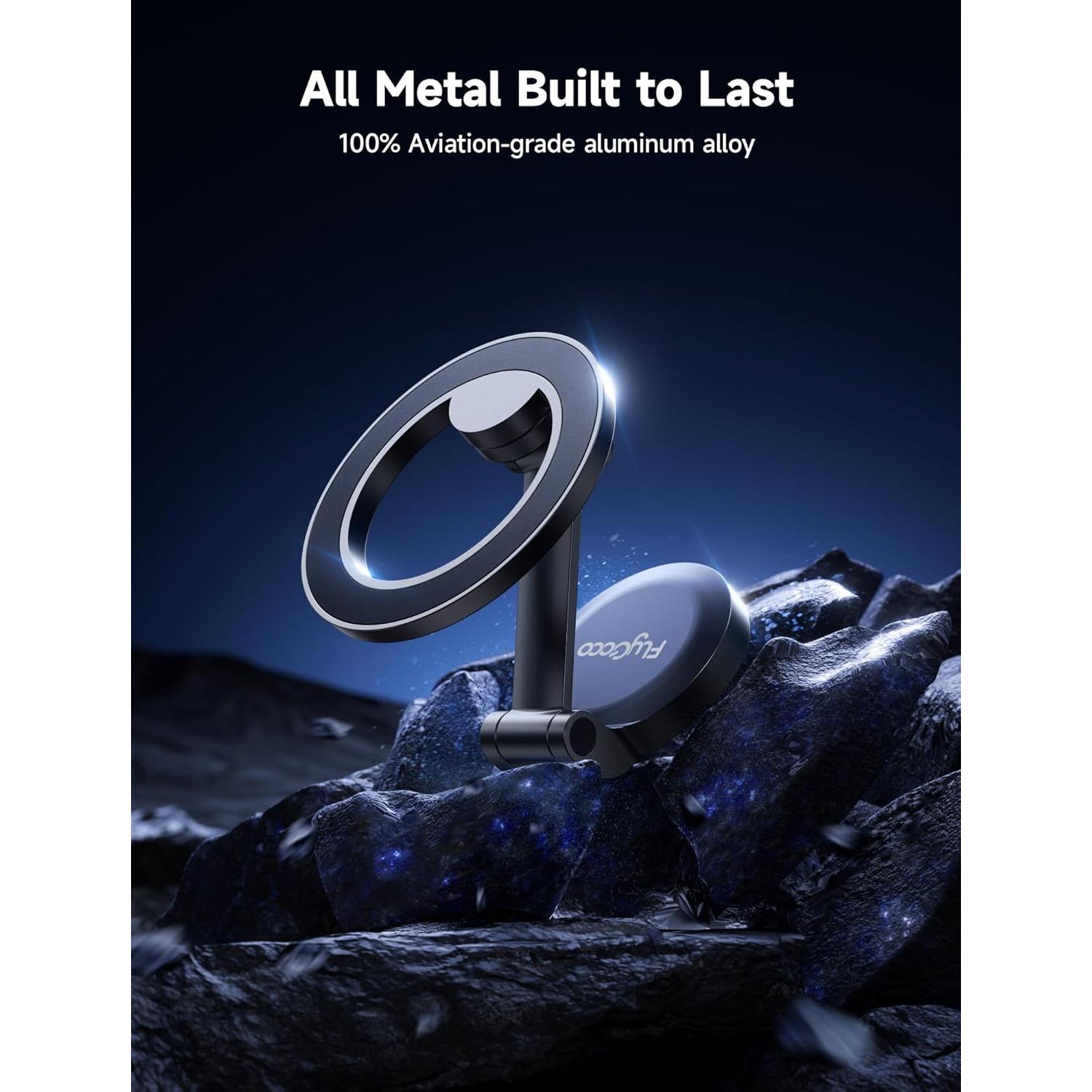 Soporte Magnético para Teléfono FlyCoco para Coche - Plegable y Rotación 360°