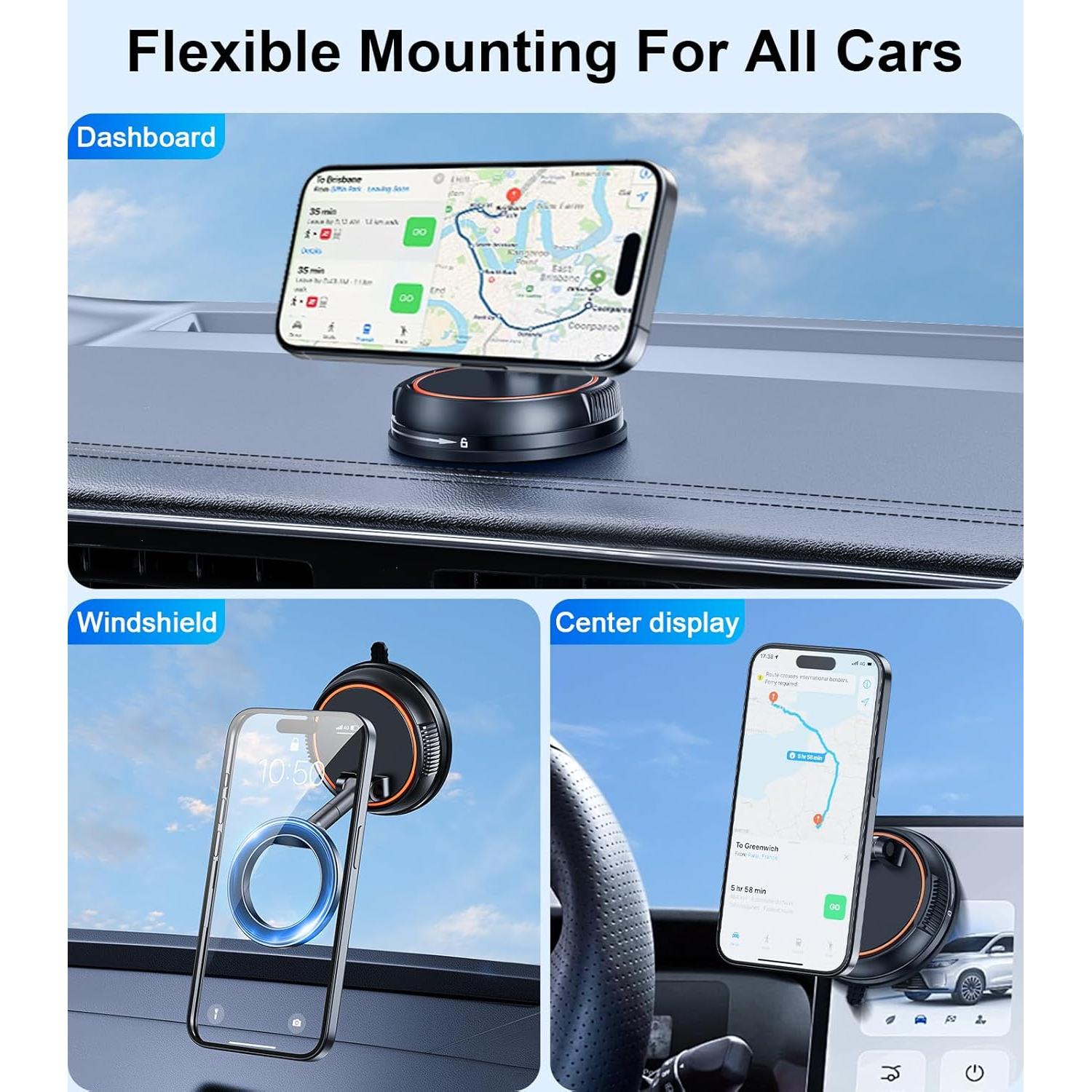 Soporte Magnético para Teléfono de Coche HIYJEN HJ-X20-XPZJ