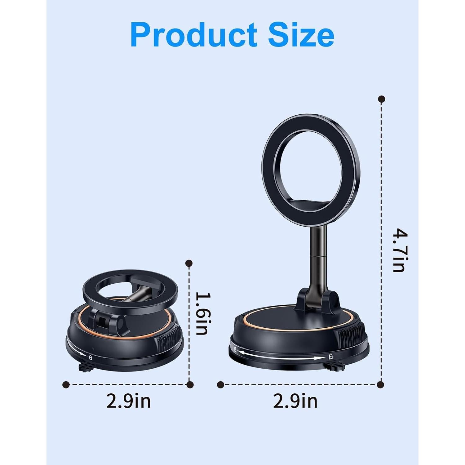Soporte Magnético para Teléfono de Coche HIYJEN HJ-X20-XPZJ