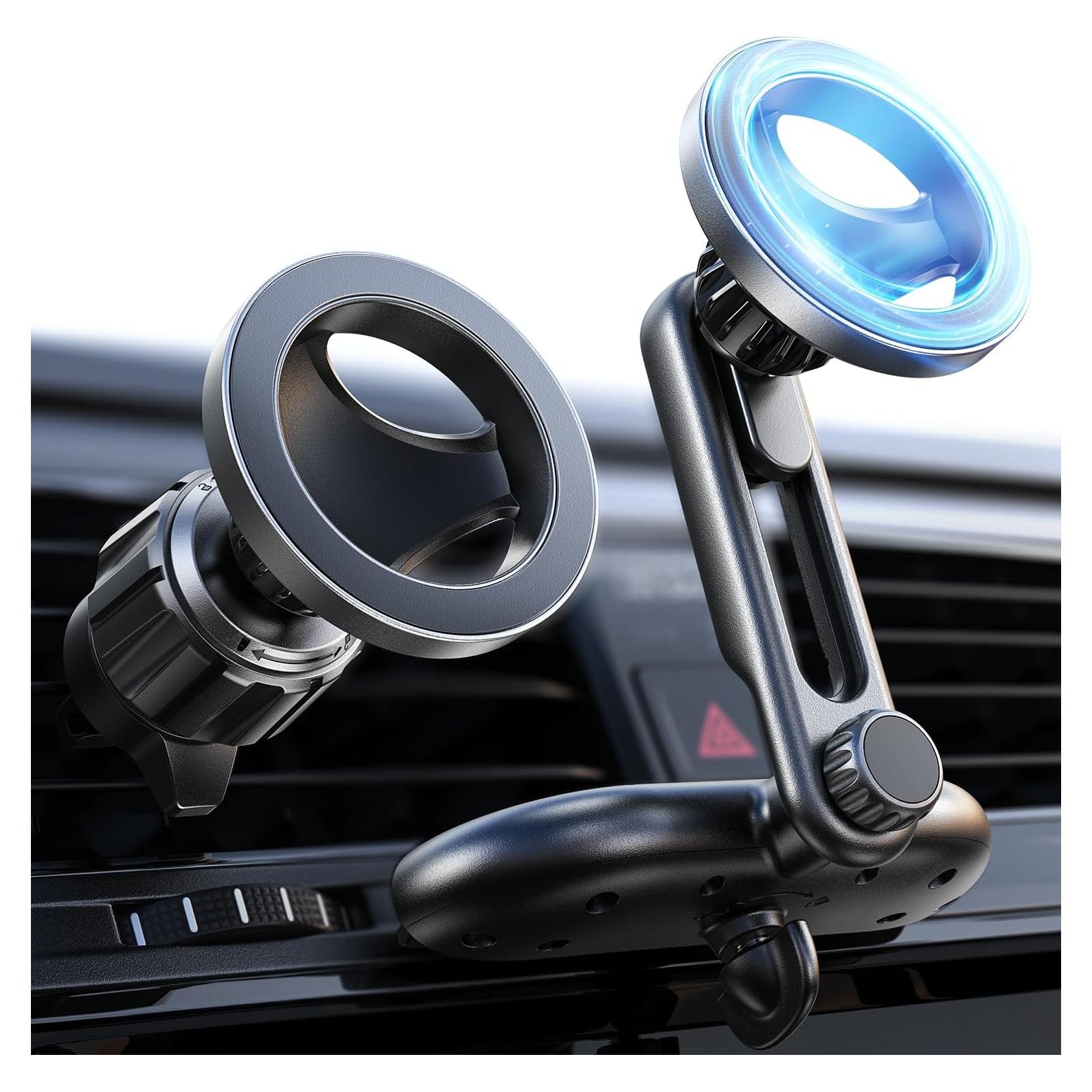 Soporte de Teléfono MagSafe LISEN para Coche CD Ajustable