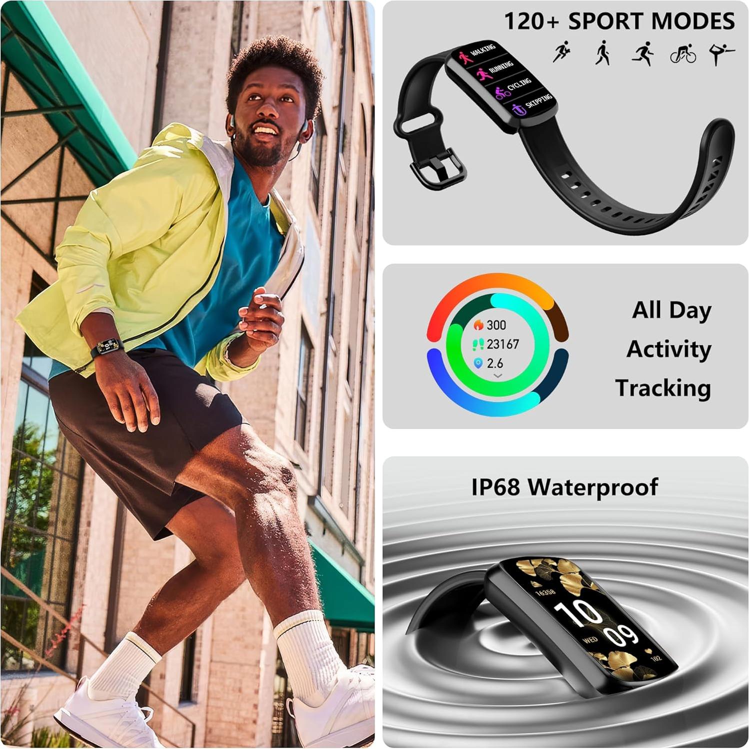 Reloj Inteligente JYUAJOI H95 con Monitor de Salud y 120 Modos