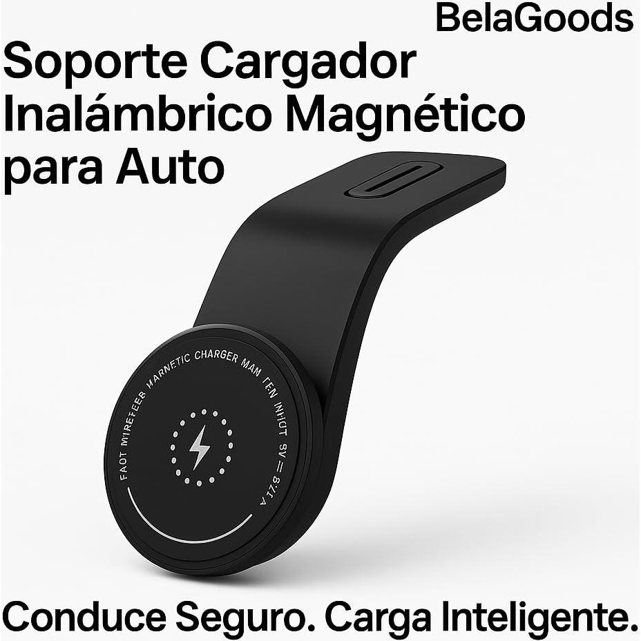 Cargador Inalámbrico MagSafe BelaGoods VIDA 15W para Coche