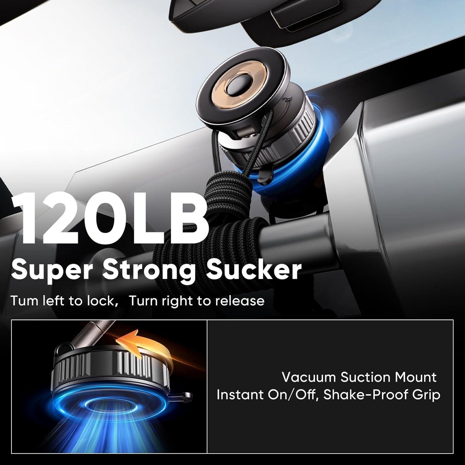 Soporte de Coche Magnético Estbuc Magsafe Ajustable 360°