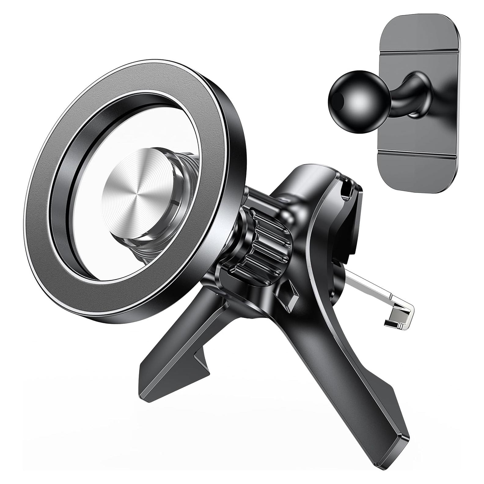 Soporte de Coche MagSafe Kaistyle con Rotación 360° - Negro