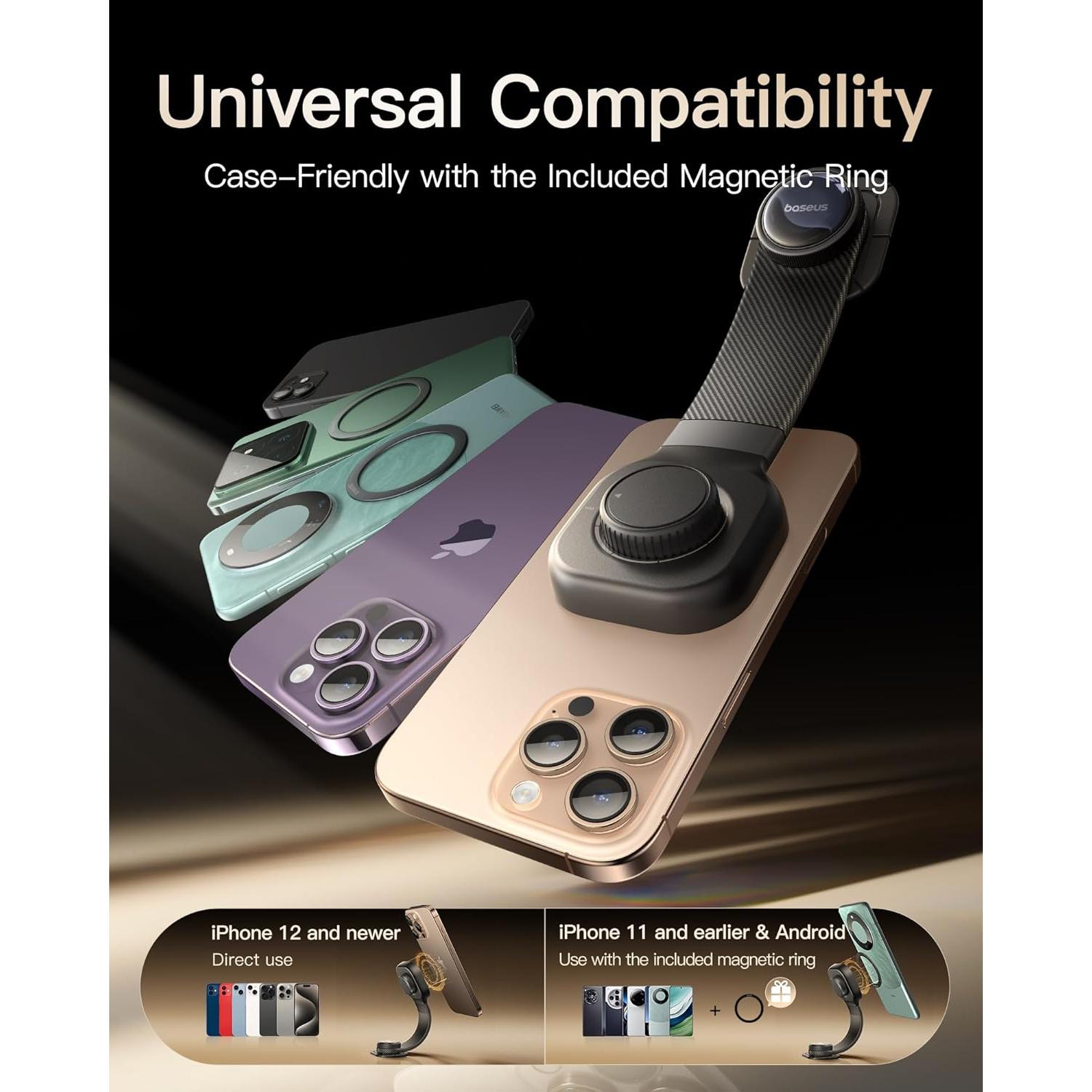 Soporte Magnético para Teléfono Baseus C03 para Coche - Ajustable y Resistente