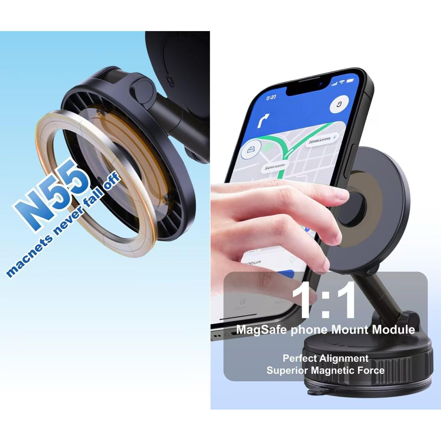 Soporte Magnético para Teléfono Shiningwell CH-10 360° Ajustable