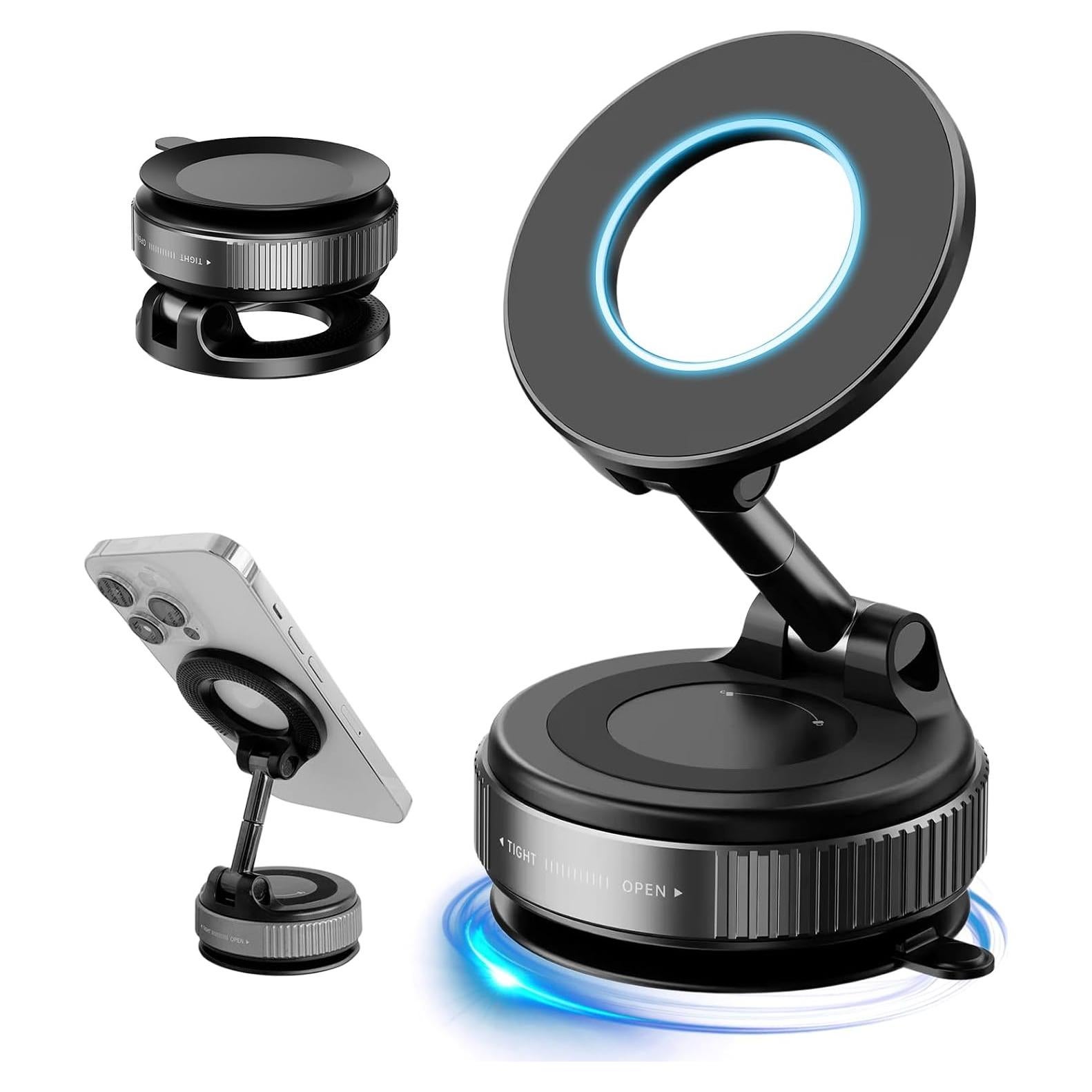 Soporte de Teléfono Magnético para Coche CVCHANCIN 360° Ajustable