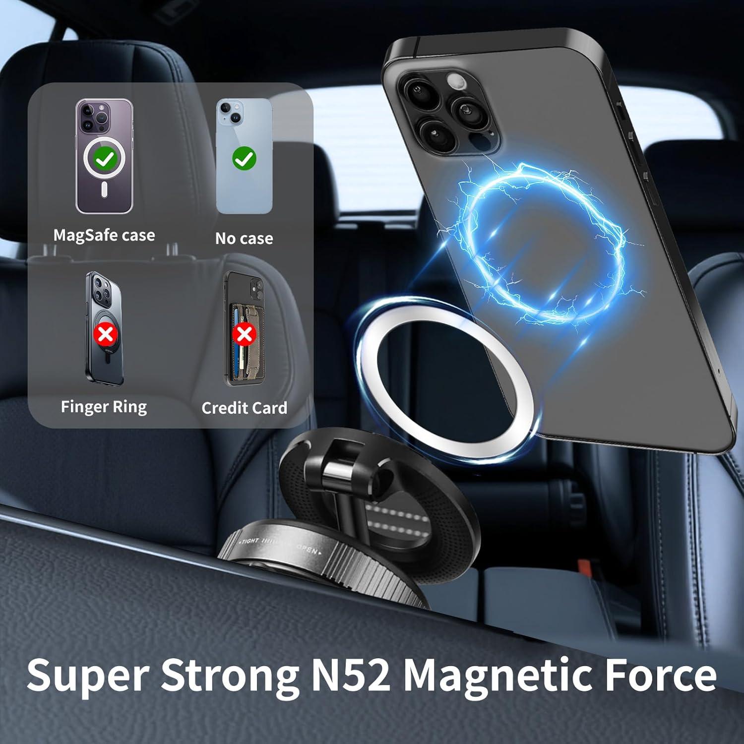 Soporte Magnético para Auto SYNTRIFYX K007 360° Negro