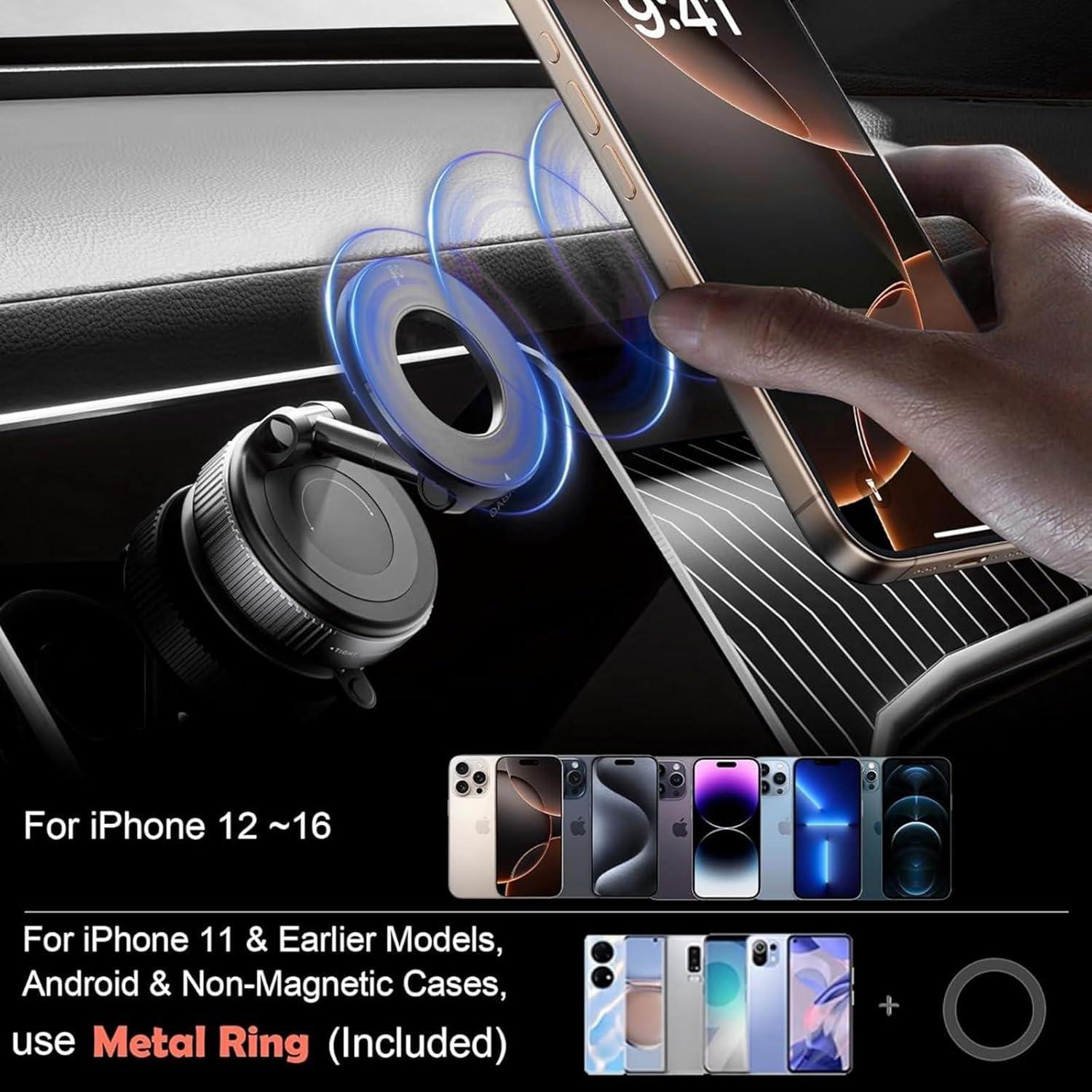 Soporte Magnético para Auto SYNTRIFYX K007 360° Negro