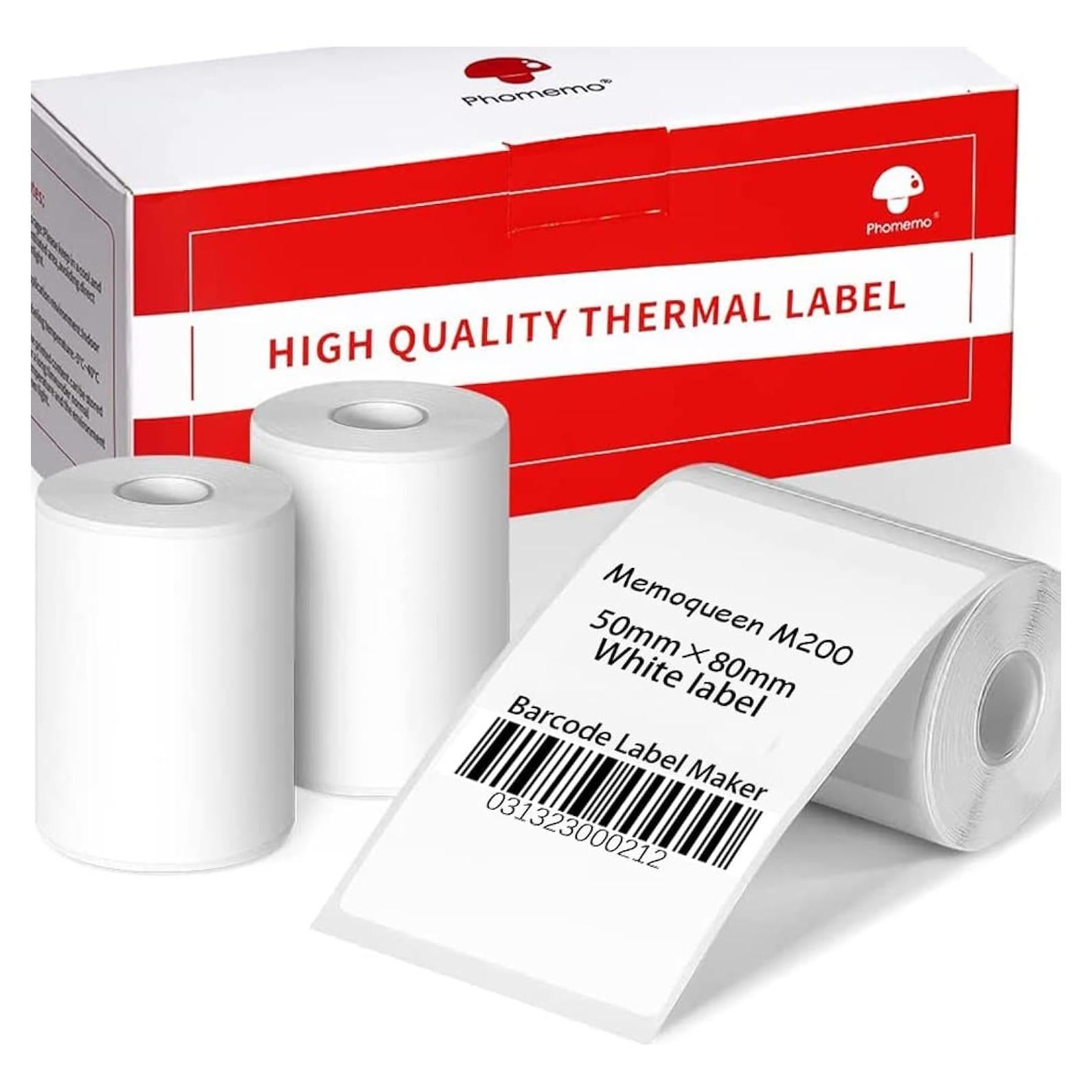 Etiquetas Phomemo M220 - 3 Rollos, 100 Etiquetas Cuadradas