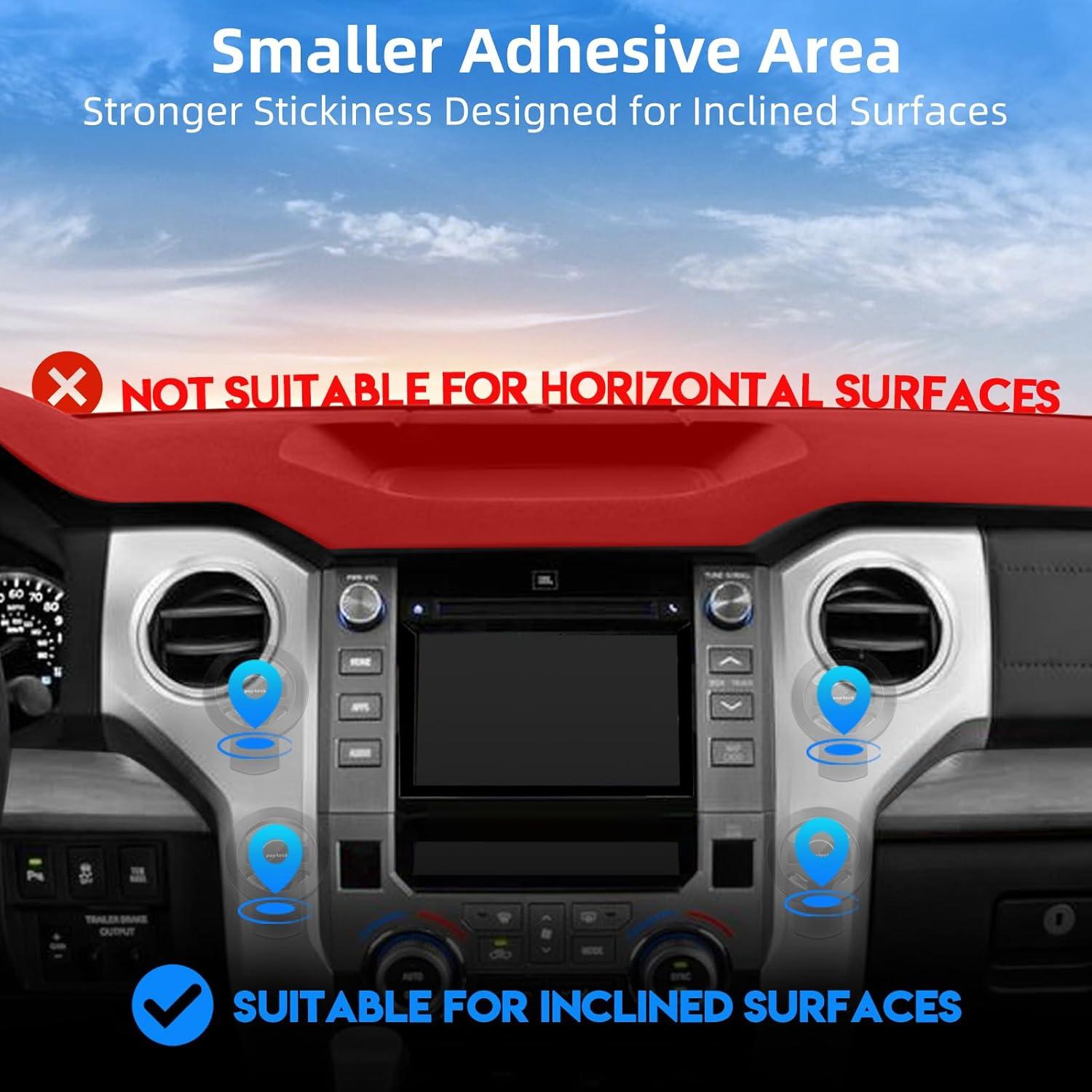 Soporte Adhesivo para Automóvil Pop-Tech MagSafe 360° Negro