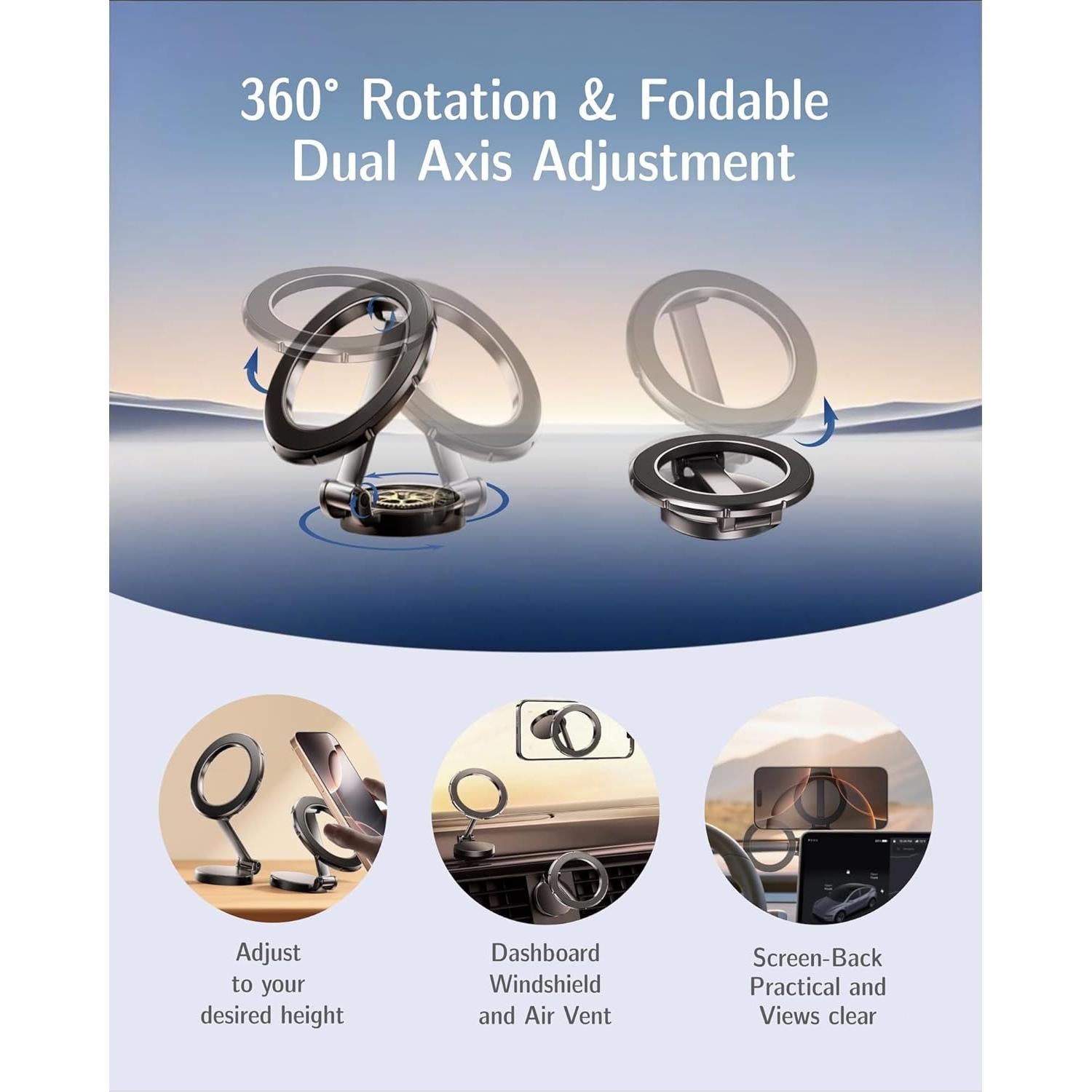 Soporte Magnético para Teléfono de Coche Affinity AF-219-02