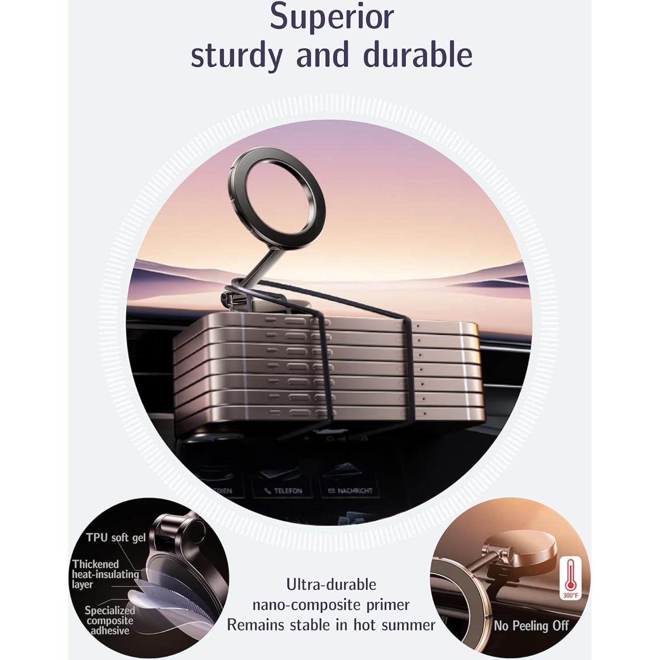 Soporte Magnético para Teléfono de Coche Affinity AF-219-02