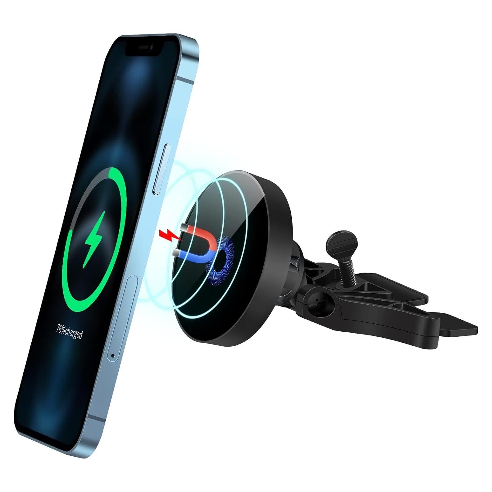 Cargador Inalámbrico Magnético 15W para iPhone 13/12 - Slot CD