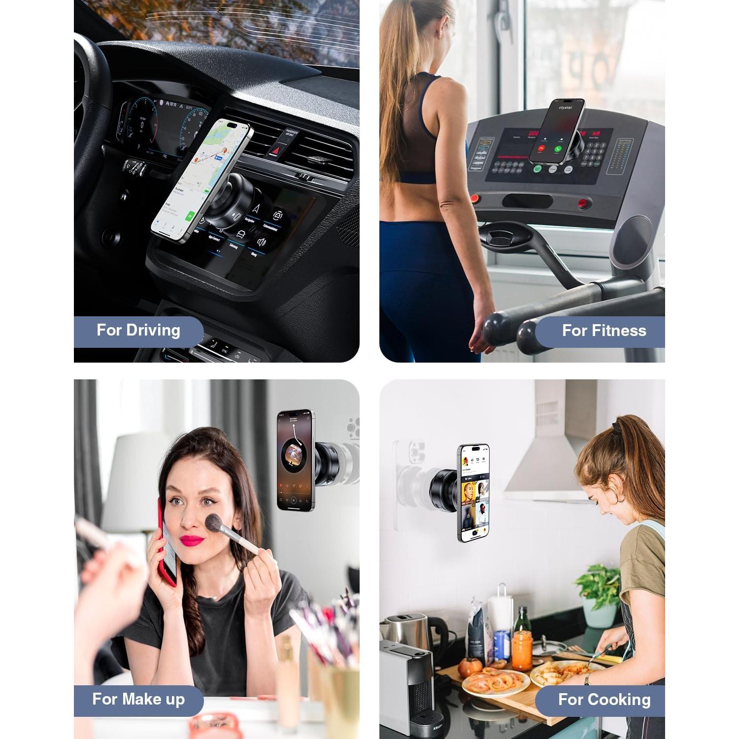 Soporte Magnético para Teléfono de Coche Sanqi Youpin 360° Ajustable