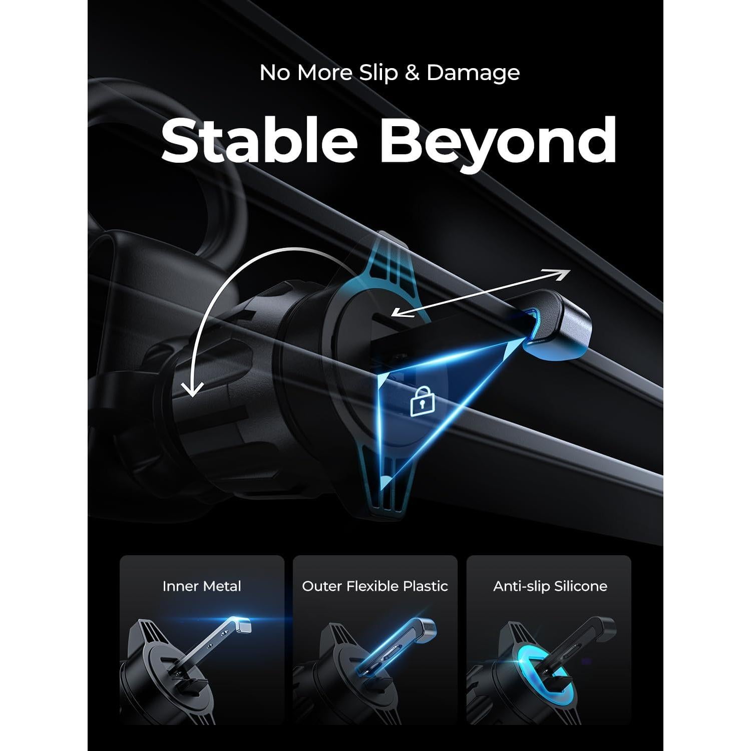 Soporte Magnético para Coche LISEN MagSafe para iPhone 16/15