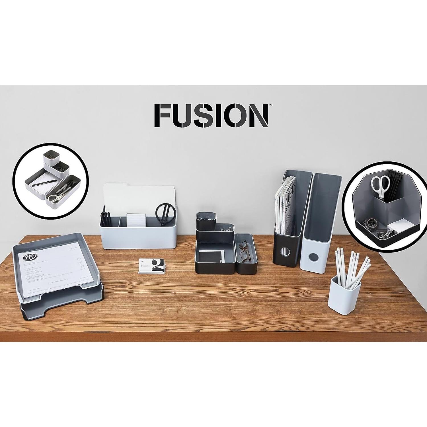 Organizador de Revistas Advantus Fusion Negro 30.48x24.13 cm