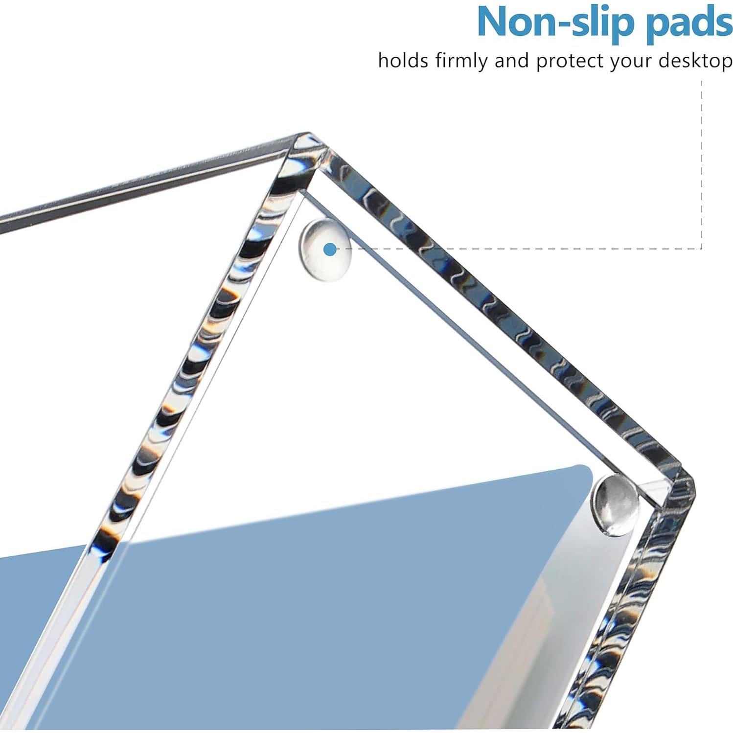 Organizador de Escritorio Acrílico Transparente SANRUI 2 Piezas