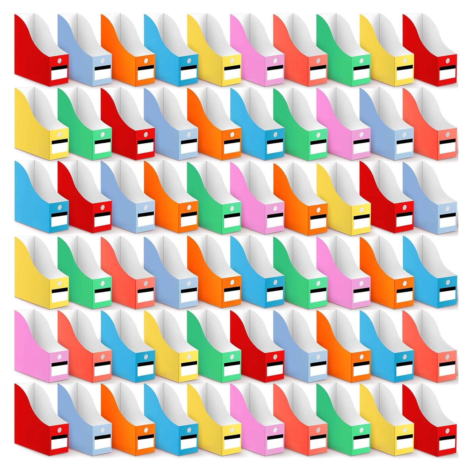 Conjunto de Soporte para Revistas Jutom 64 Piezas Cartón Plegable