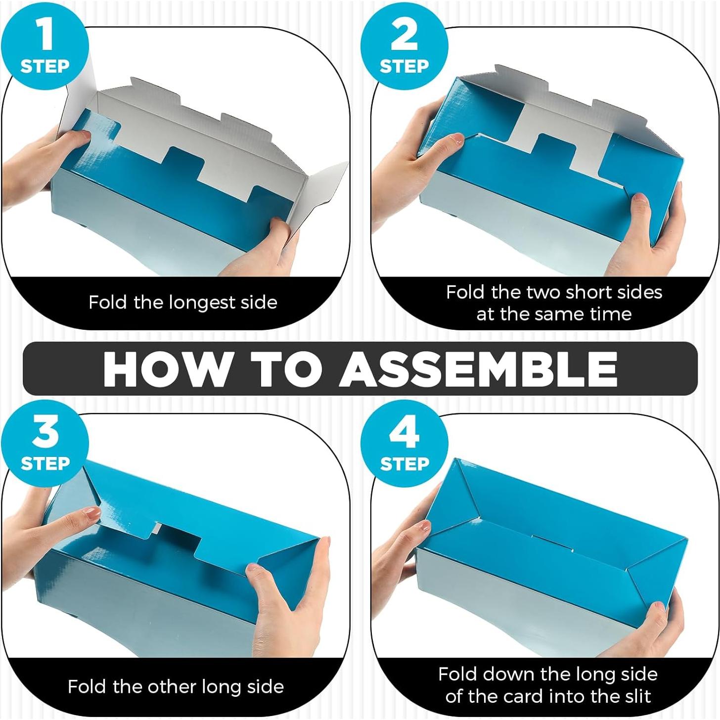 Conjunto de Soporte para Revistas Jutom 64 Piezas Cartón Plegable