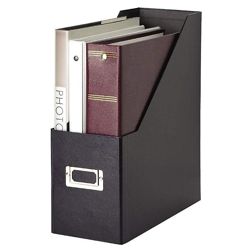 Archivo de Revistas Jumbo Snap-N-Store Negro 33x11.4x28.6cm