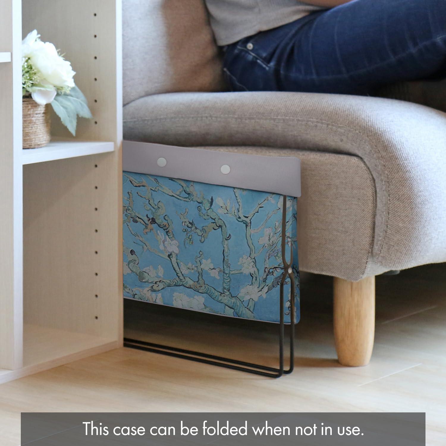 Soporte de Revistas Plegable Astro Flor de Almendro 33x16x25cm