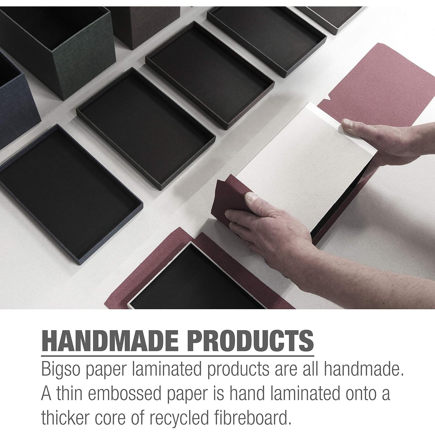 Caja de Almacenamiento Vertical Bigso Estelle 24.9x11.4x32cm Gris