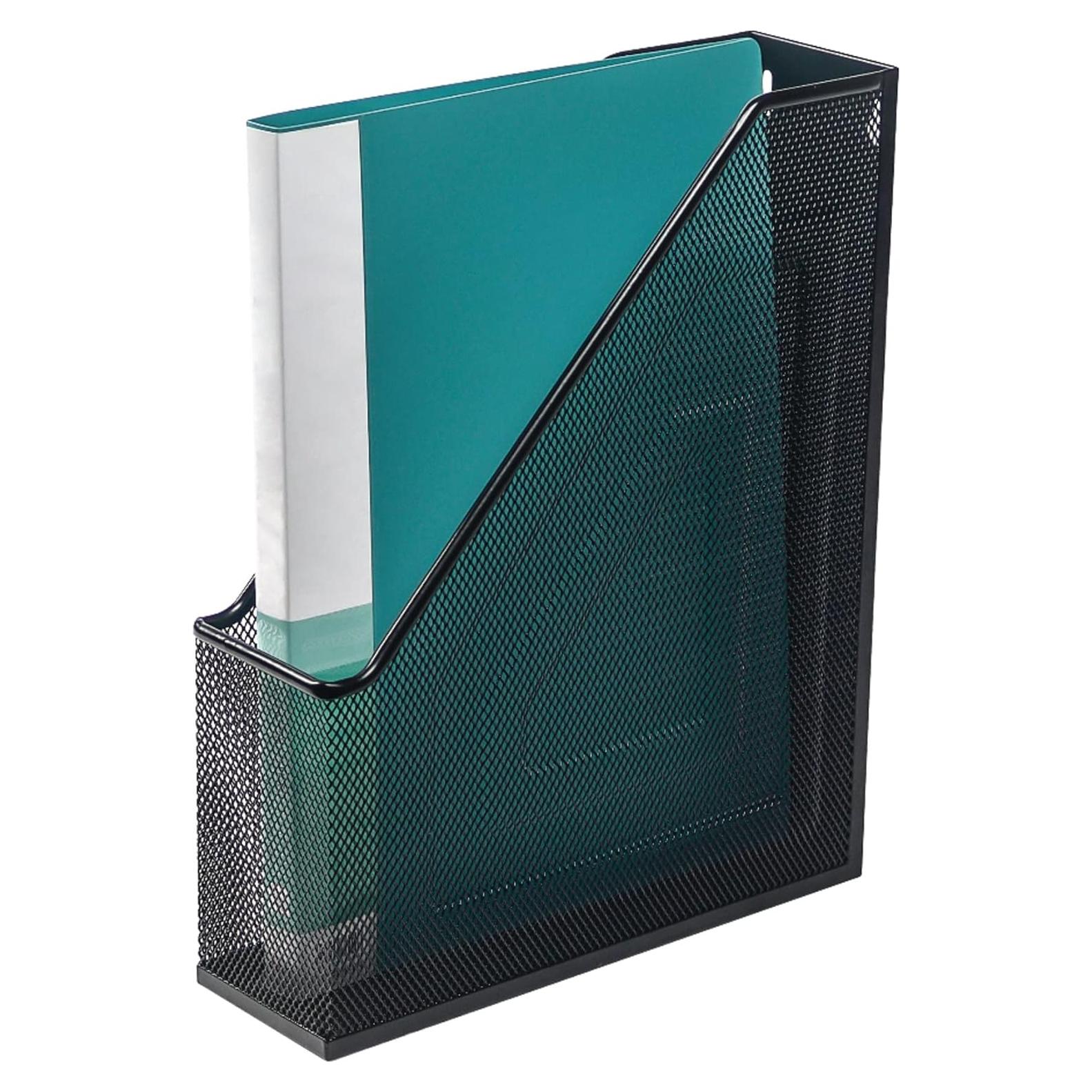 Organizador de Revistas Office Depot Negro 31.4x25.4 cm